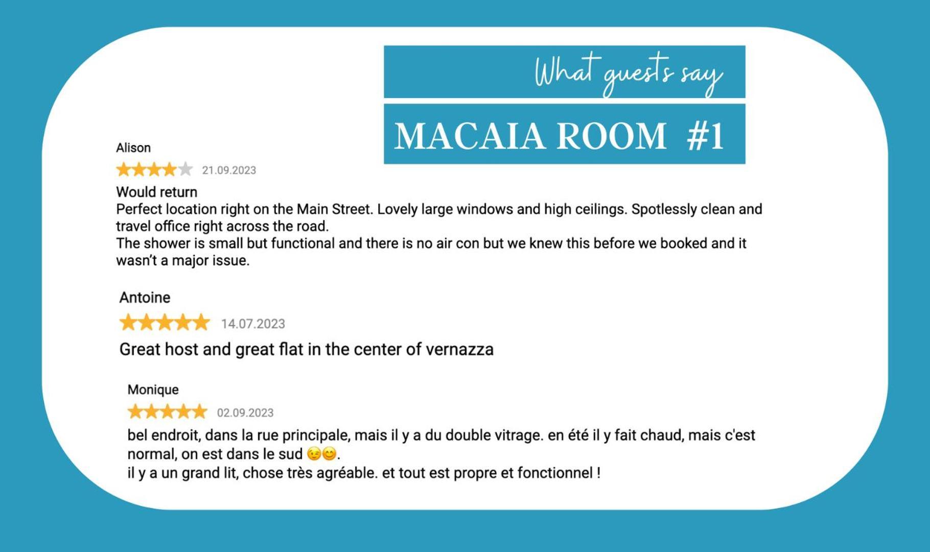 Macaia Room #1 With Ac Βερνάτσα Εξωτερικό φωτογραφία